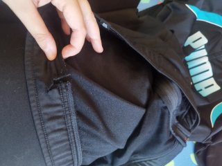 Chaqueta Puma Talla M Negra y Turquesa