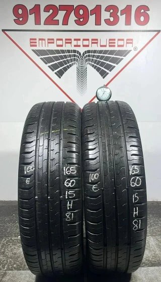 165 60 15 H CONTINENTAL RUEDA AL 90% VIDA UTIL