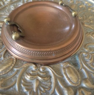 Brasero Miniatura Cobre con Utensilio