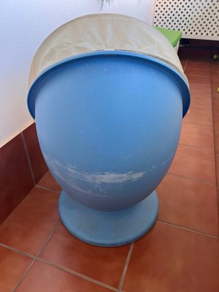 Silla giratoria Ikea azul