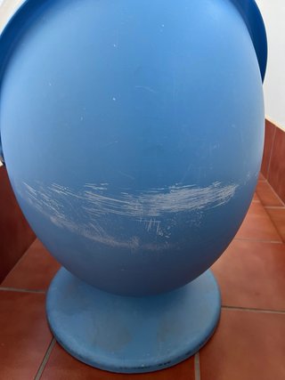 Silla giratoria Ikea azul