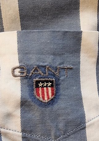 Camisa Gant Rayas Azul Talla XL