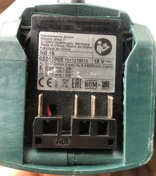 Trapano a batteria Metabo SB 18