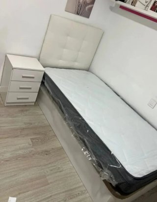 Canapé cama individual blanco