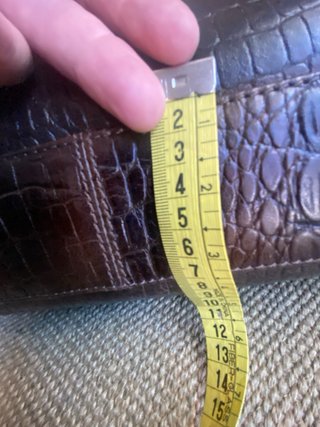 Bolso de viaje de piel marrón