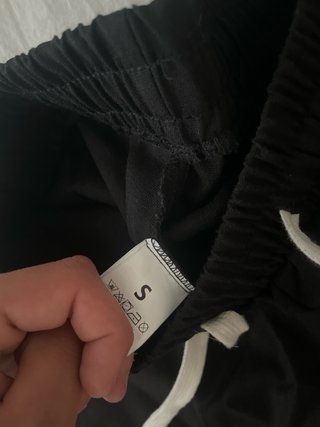 Pantalones negros de lino