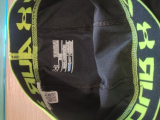 Under Armour Leggings Sportivi Neri Giallo