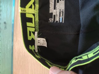 Under Armour Leggings Sportivi Neri Giallo