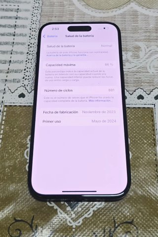 iPhone 15 Pro azul