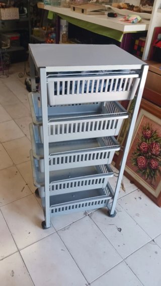 Mueble auxiliar cocina 5 cestas