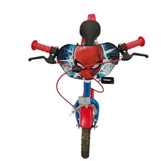 BICICLETA 16" SPIDERMAN CON RUEDINES