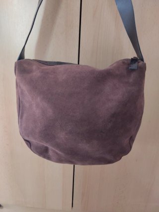 Bolso cuero con estampado floral