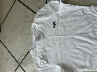 Maglia Tommy Hilfiger bianca crop top