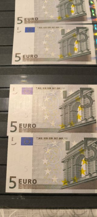 Billetes euros para coleccionistas