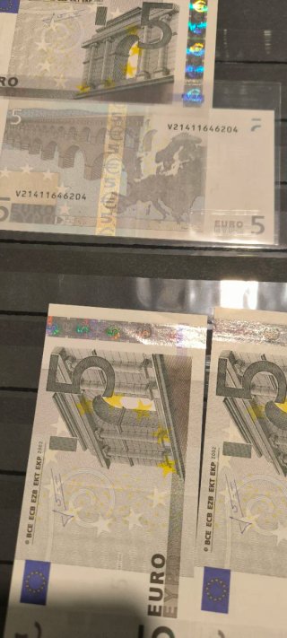 Billetes euros para coleccionistas