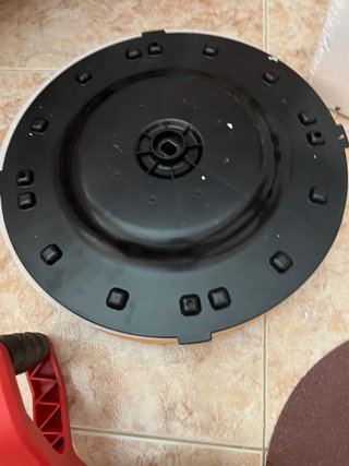 Pulidora de pared con discos