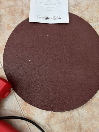 Pulidora de pared con discos