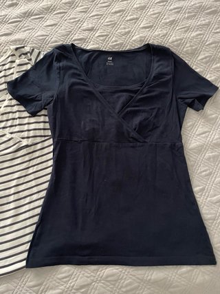 Camiseta premamá lactancia H&M Talla M