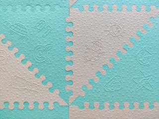 Suelo extra acolchado Lü Mint/Beige