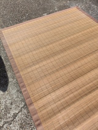 Alfombra de bambú 100% natural