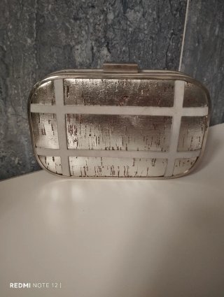 Bolso de fiesta dorado/plateado