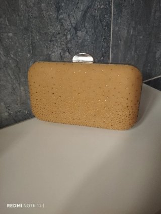 Bolso de fiesta dorado/plateado