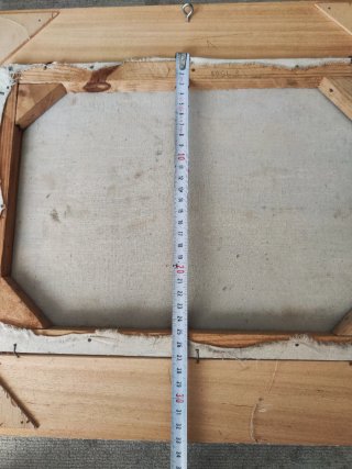 2 Quadri ad Olio con Cornici Decorative