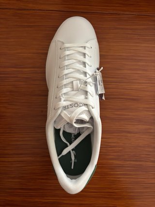 Lacoste Carnaby Blancas Verdes Talla 45 Nuevas