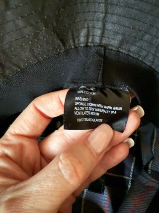 Gorro BARBOUR British 1894 Negro Marrón