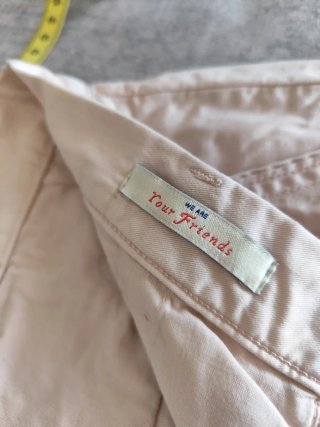 Bermudas beige rosa palo
