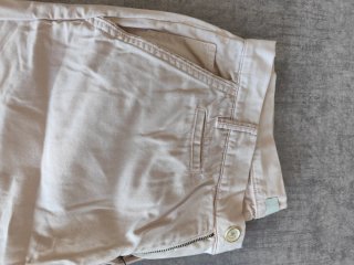 Bermudas beige rosa palo