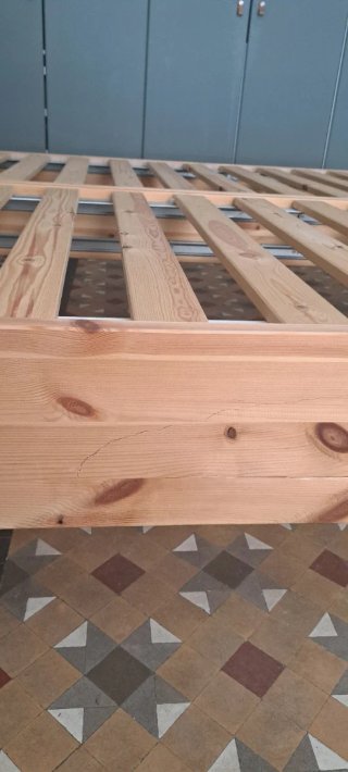 Base Cama King Size Ikea Madera