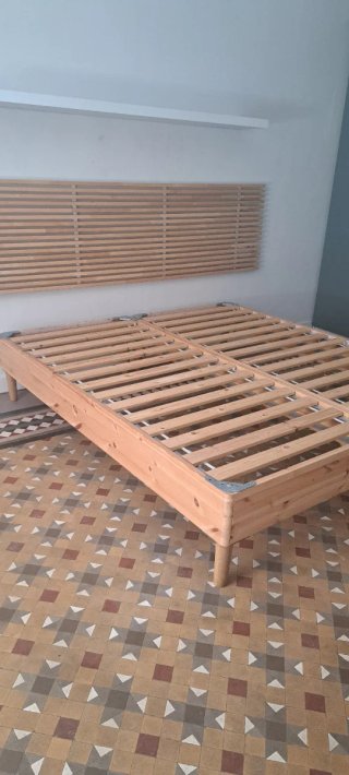 Base Cama King Size Ikea Madera