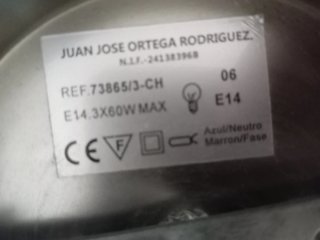 Lámpara de pared moderna 3 luces