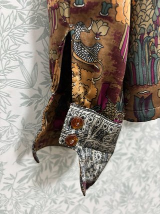 Camisa vintage manga larga