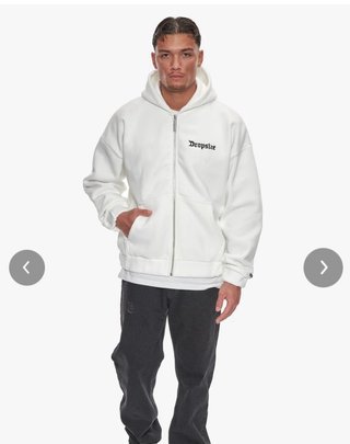 Sudadera DROPSIZE blanca Talla S