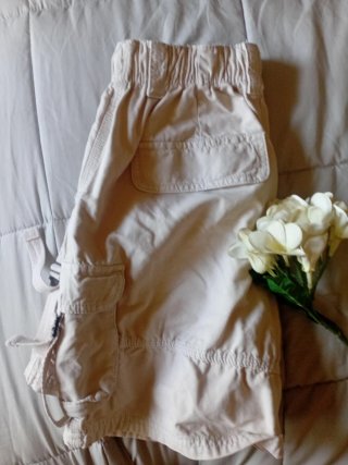 Bermudas Cargo Beige Bershka Talla XS