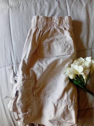 Bermudas Cargo Beige Bershka Talla XS