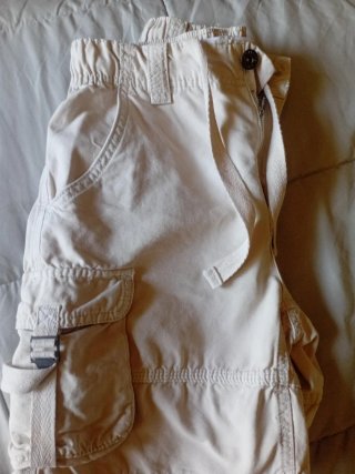 Bermudas Cargo Beige Bershka Talla XS