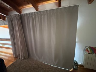 Juego de cortinas modernas con riel – excelente es