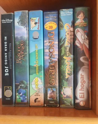Lote 6 Películas VHS Disney Clásicos