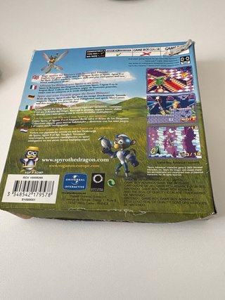 Spyro Adventure GBA Juego + Caja + Manual