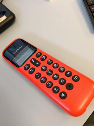 Telefono Alcatel Arancione Senza Base