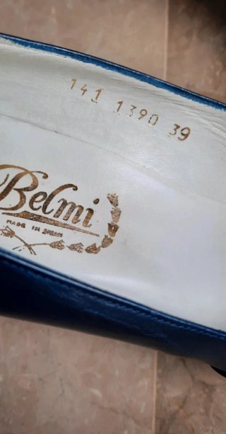 Zapatos de tacón Belmi azul talla 39