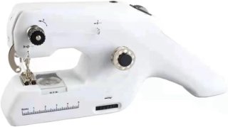 Máquina de coser portátil a pilas