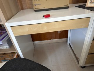 Silla de escritorio moderna blanca + MESA