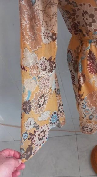Caftán Mujer T. XL Estampado Floral