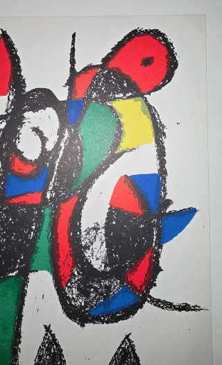 Joan Miró. Litografia original II. Maeght. 1972