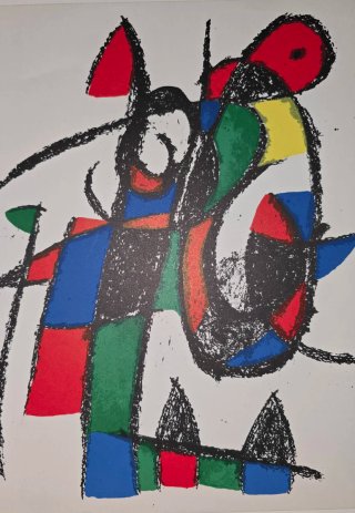 Joan Miró. Litografia original II. Maeght. 1972