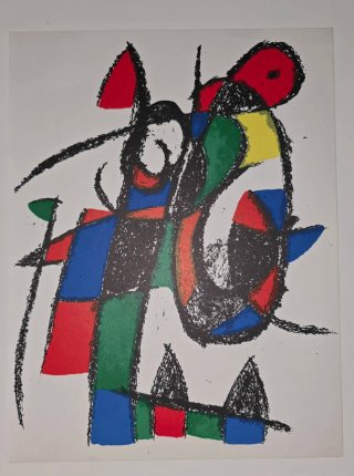 Joan Miró. Litografia original II. Maeght. 1972